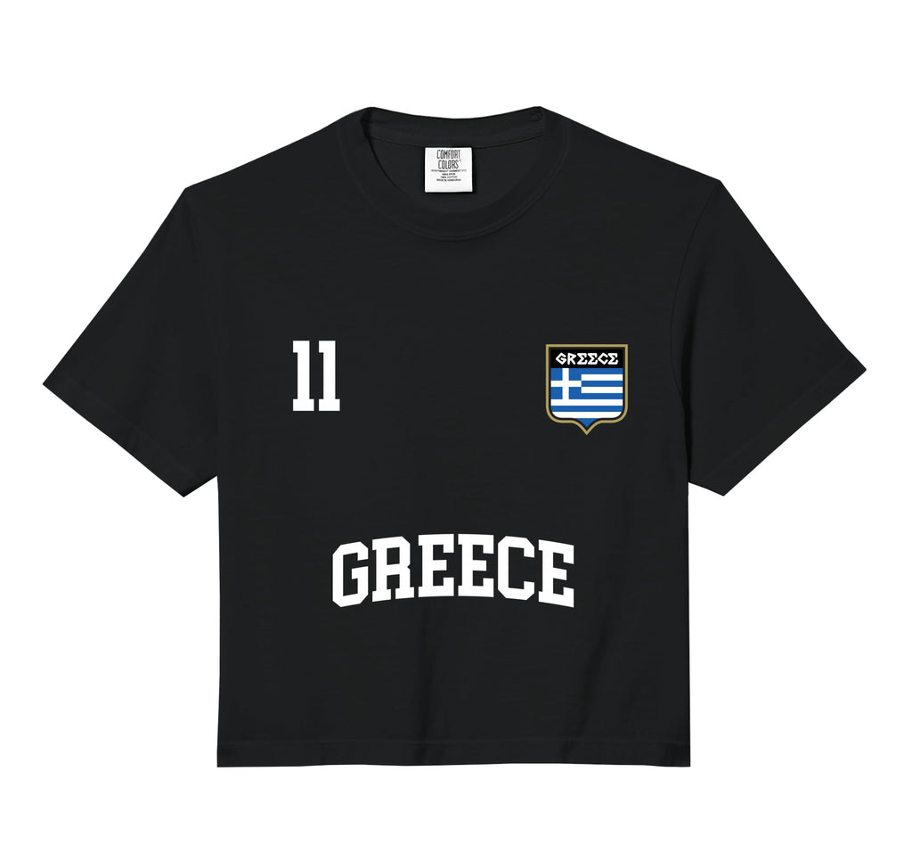 Greece No 11 Greek Flag Football Hoodie - Casual Everyday Wear for Adults - T-Shirt, Sweatshirt, Hoodie