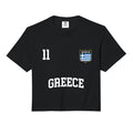 Greece No 11 Greek Flag Football Hoodie - Casual Everyday Wear for Adults - T-Shirt, Sweatshirt, Hoodie