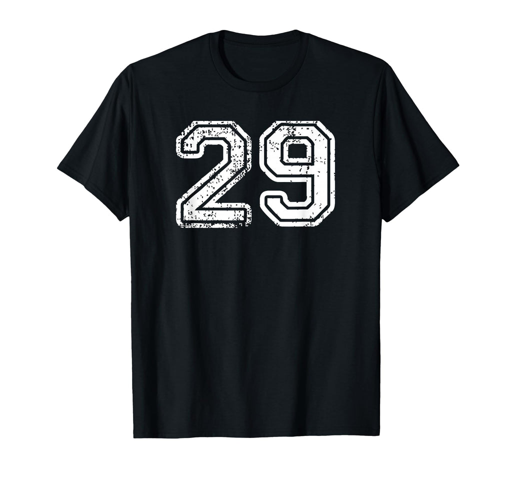Number 29 Baseball Football Soccer T-Shirt - Minimalist Print Men Women - T-Shirt, Sweatshirt, Hoodie