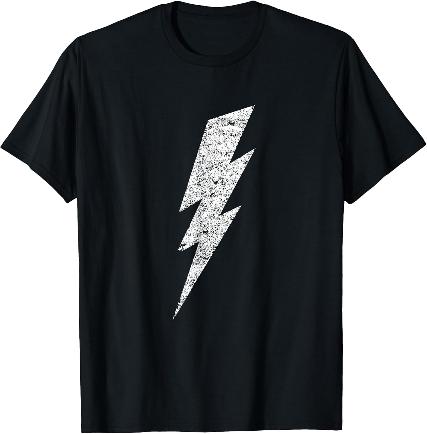 Bold Lightning Bolt Distressed Minimalist Graphic Art - Adult & Kids T-Shirts, Sweatshirts & Hoodies apparel design preview 1