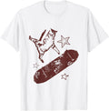 Funny Skateboard Cat Y2k Grunge Vintage Meme - Adult & Kids T-Shirts, Sweatshirts & Hoodies apparel design preview 1