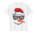 Snowman Face Family Matching Santa T-Shirt - Casual Everyday Wear Unisex - T-Shirt, Sweatshirt, Hoodie