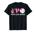 Soccer Tees Tie Dye Peace Love Soccer T-Shirt - Unique Graphic Men Women - T-Shirt, Sweatshirt, Hoodie
