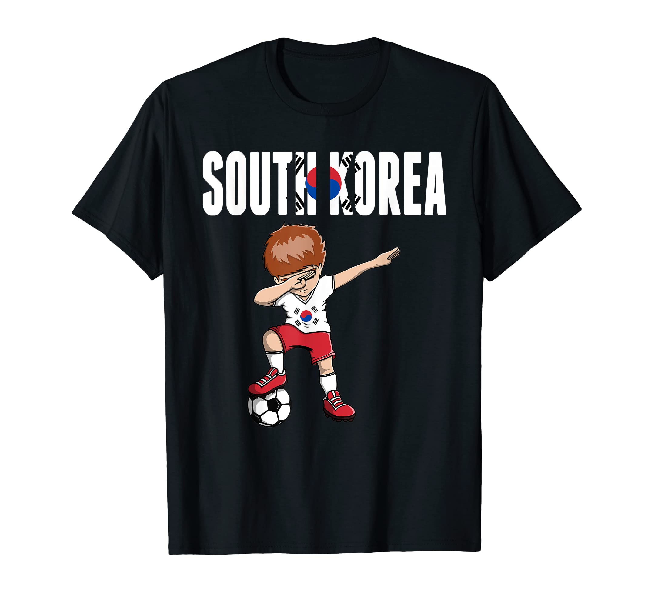 Dabbing Soccer South Korea Soccer Fan T-Shirt - Aesthetic Graphic Unisex - T-Shirt, Sweatshirt, Hoodie