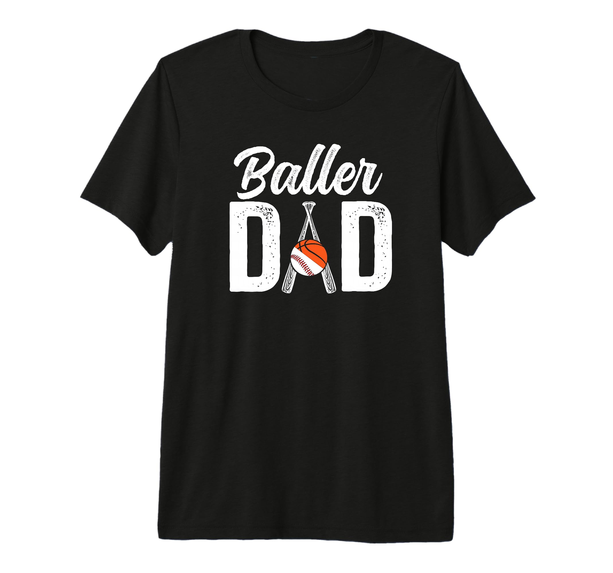 Mens Baller Dad Proud Baseball T-Shirt - Trendy Graphic for Adults - T-Shirt, Sweatshirt, Hoodie