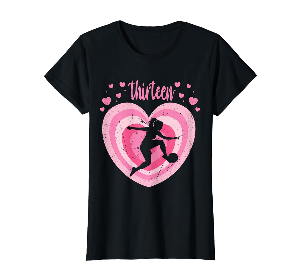 13 Year Old Soccer Birthday 13Th B Day T-Shirt - Graphic Print Unisex - T-Shirt, Sweatshirt, Hoodie
