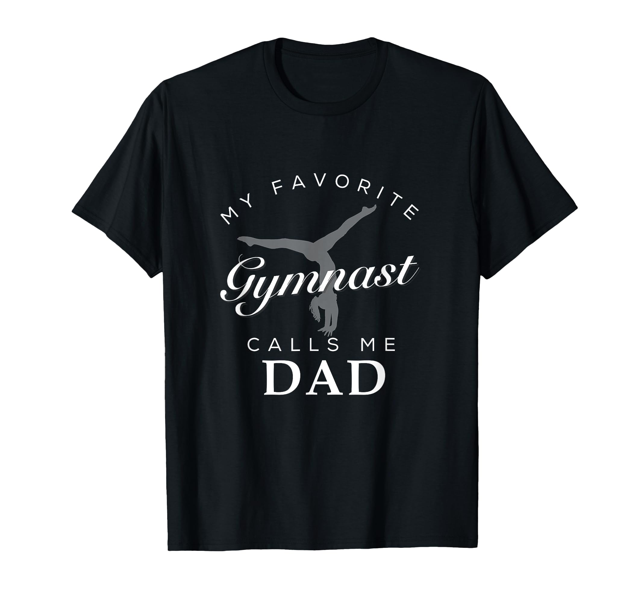 Mens Gymnastics Dad And Daughter T-Shirt - Minimalist Print for Adults - T-Shirt, Sweatshirt, Hoodie