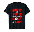 Grip It And Sip It Dads Guide To Golf T-Shirt - Aesthetic Graphic Unisex - T-Shirt, Sweatshirt, Hoodie