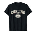 Curling Dad Fathers Day T-Shirt - Casual Everyday Wear for Adults - T-Shirt, Sweatshirt, Hoodie
