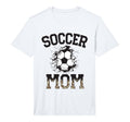 Mens Womens Soccer Leopard Mom Soccer T-Shirt - Trendy Graphic Men Women - T-Shirt, Sweatshirt, Hoodie