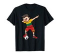 Dabbing Soccer Lithuania Football T-Shirt - Minimalist Print Men Women - T-Shirt, Sweatshirt, Hoodie