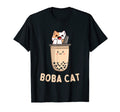 Boba Tea Cat Funny Kitten Lover Corny T-Shirt - Unique Graphic Men Women - T-Shirt, Sweatshirt, Hoodie