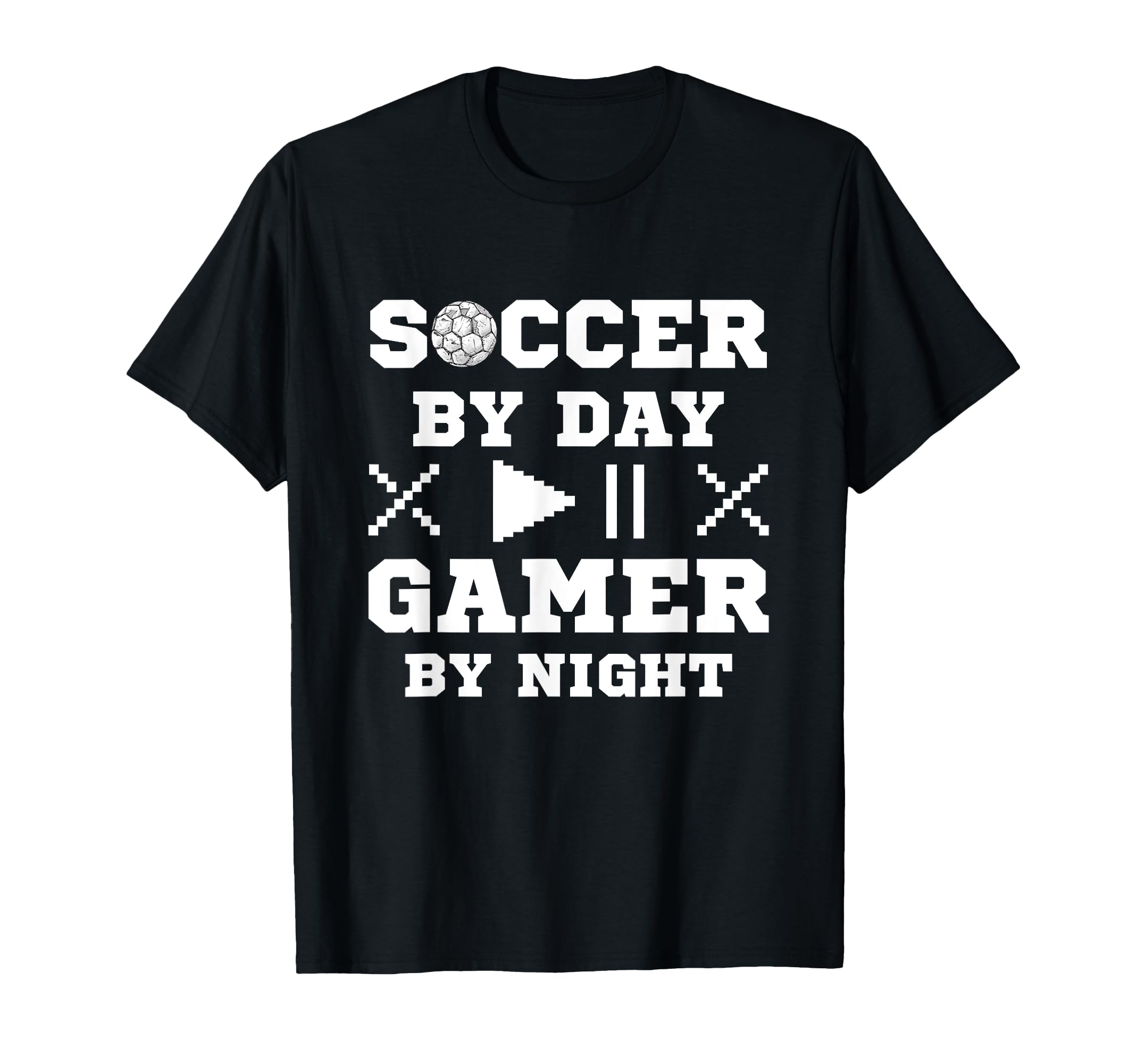 Soccer Day Gamer Night Soccer Player T-Shirt - Minimalist Print for Adults - T-Shirt, Sweatshirt, Hoodie