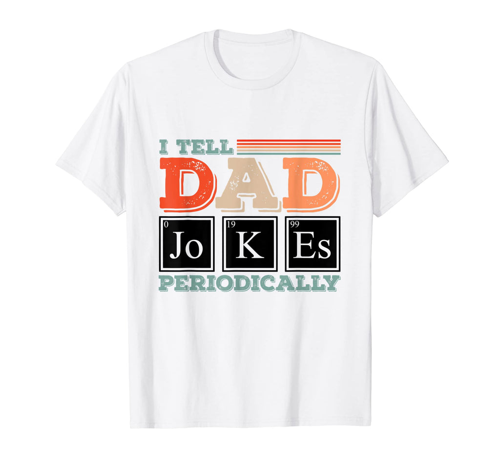 Daddy Fathers Day Periodic Table Funny T-Shirt - Graphic Print Men Women - T-Shirt, Sweatshirt, Hoodie