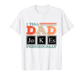 Daddy Fathers Day Periodic Table Funny T-Shirt - Graphic Print Men Women - T-Shirt, Sweatshirt, Hoodie