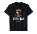 Ximena Keep Calm Personalized T-Shirt - Casual Everyday Wear Men Women - T-Shirt, Sweatshirt, Hoodie