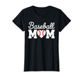 Baseball Mom Baseball Heart Mothers Day T-Shirt - Streetwear Style Unisex - T-Shirt, Sweatshirt, Hoodie