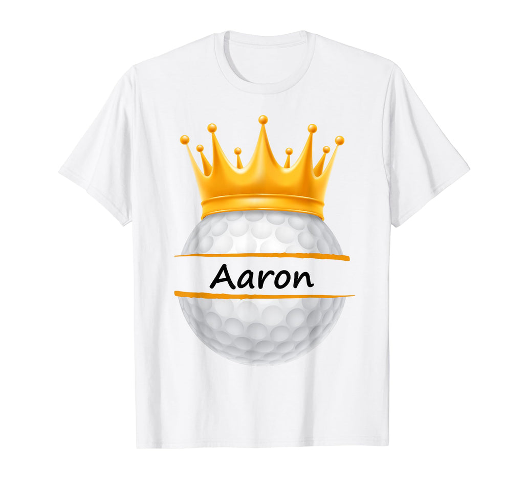 Novelty Golf Personalized Name Aaron T-Shirt - Novelty Apparel Unisex - T-Shirt, Sweatshirt, Hoodie