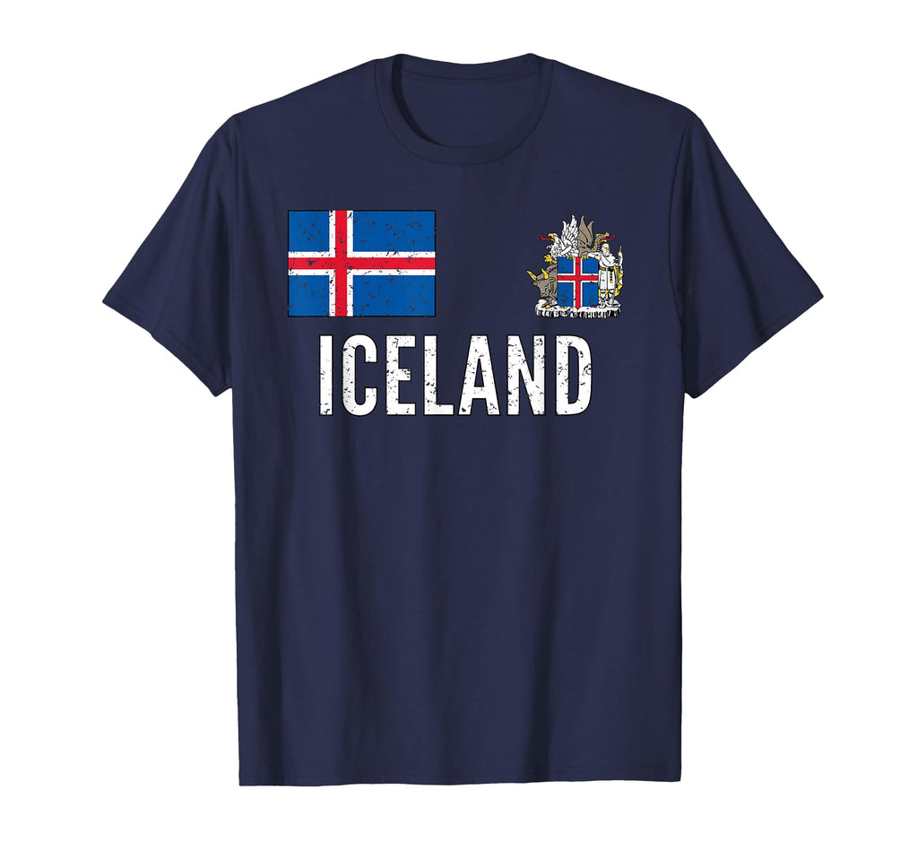 Iceland Soccer Jersey Island T-Shirt - Aesthetic Graphic for Adults - T-Shirt, Sweatshirt, Hoodie