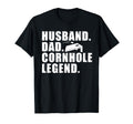 Cornhole Art Husband Dad Corn Hole T-Shirt - Custom Art Print Men Women - T-Shirt, Sweatshirt, Hoodie