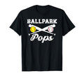 Ballpark Pops Softball Baseball T-Shirt - Casual Everyday Wear Men Women - T-Shirt, Sweatshirt, Hoodie
