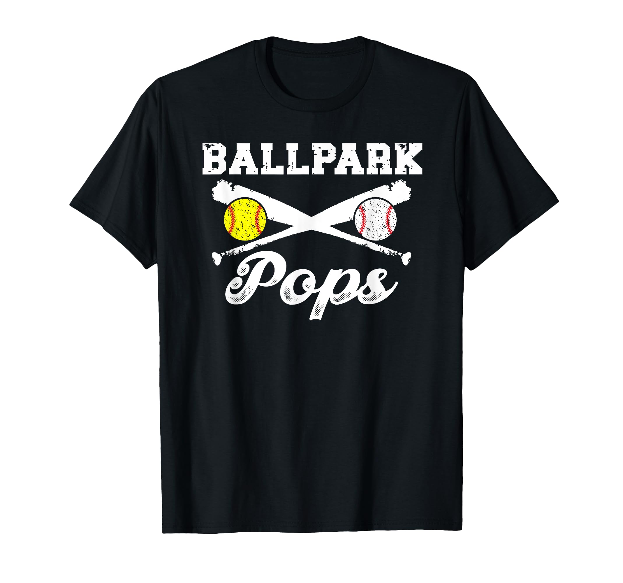 Ballpark Pops Softball Baseball T-Shirt - Casual Everyday Wear Men Women - T-Shirt, Sweatshirt, Hoodie