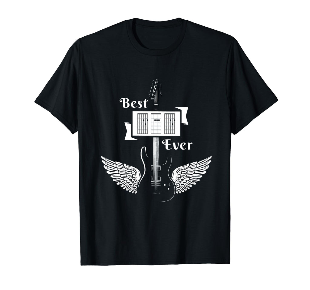 Fathers Day Best Dad Ever Guitar T-Shirt - Streetwear Style for Adults - T-Shirt, Sweatshirt, Hoodie