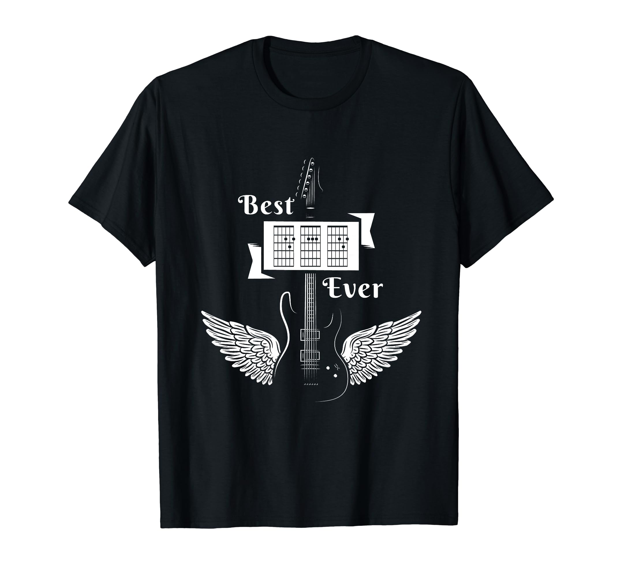 Fathers Day Best Dad Ever Guitar T-Shirt - Streetwear Style for Adults - T-Shirt, Sweatshirt, Hoodie