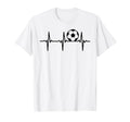 Soccer Heartbeat Soccer Ball Soccer T-Shirt - Streetwear Style Unisex - T-Shirt, Sweatshirt, Hoodie
