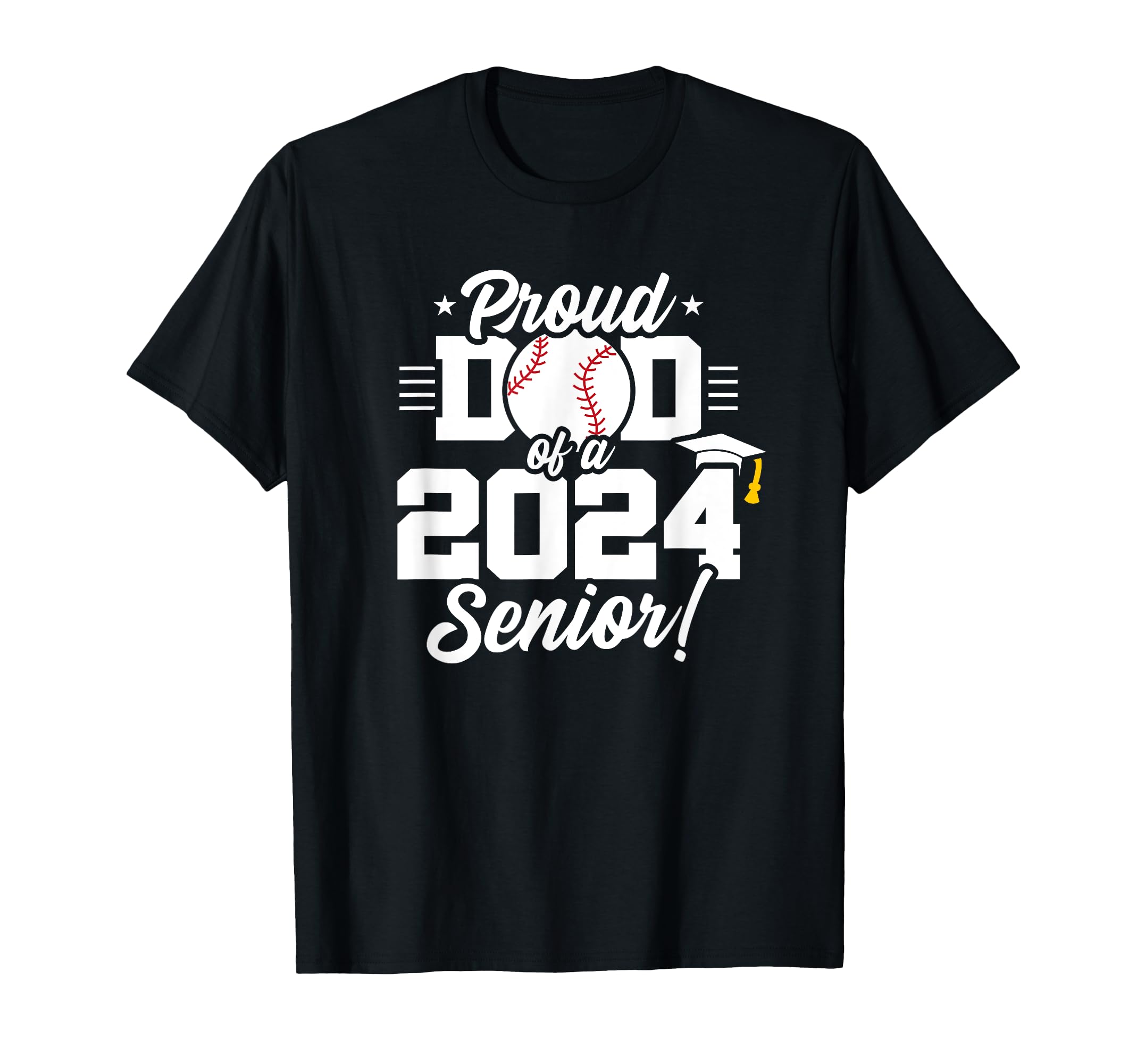 Class 2024 Senior Year Baseball T-Shirt - Casual Everyday Wear Men Women - T-Shirt, Sweatshirt, Hoodie