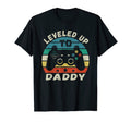 Mens Leveled Up To Daddy Gamer Dad T-Shirt - Novelty Apparel Men Women - T-Shirt, Sweatshirt, Hoodie