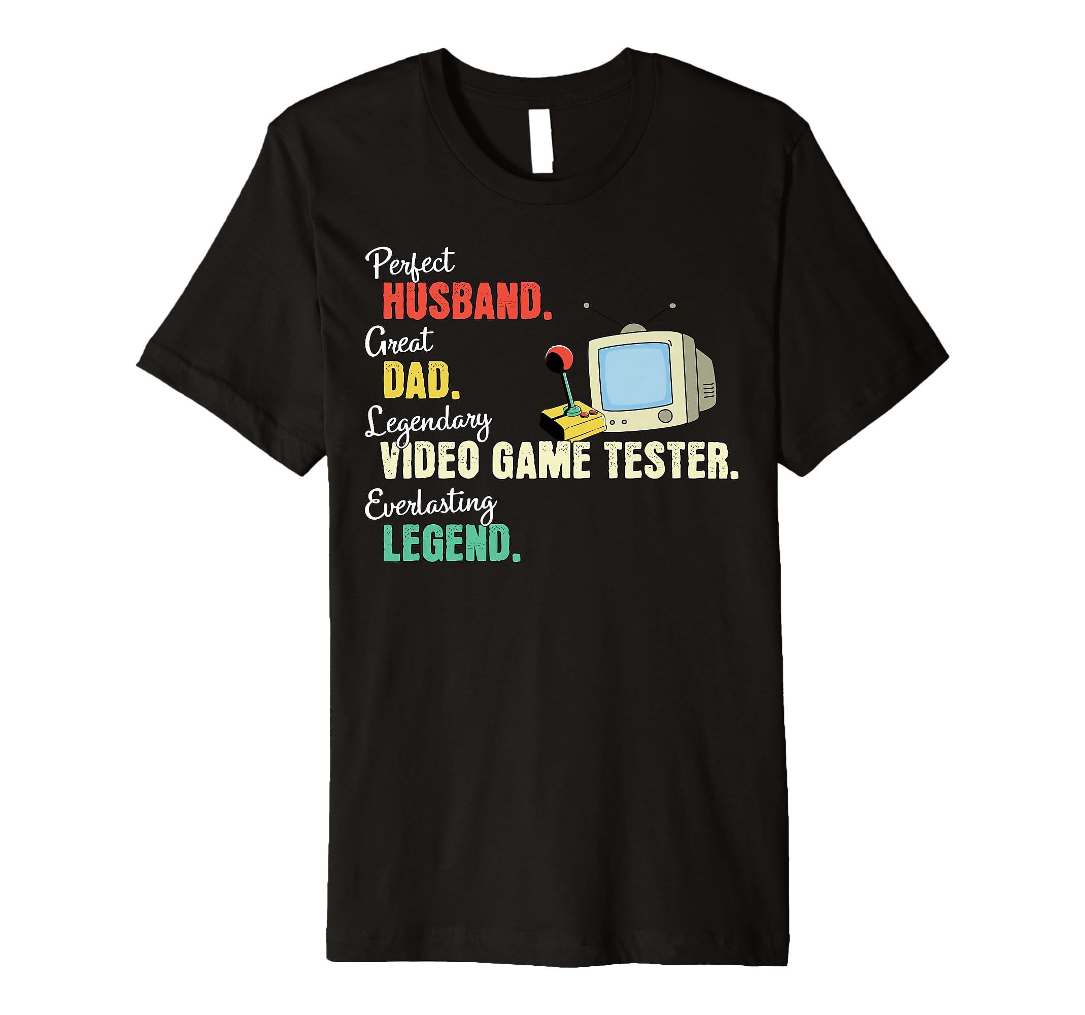 Dad Husband Video Game Tester T-Shirt - Aesthetic Graphic for Adults - T-Shirt, Sweatshirt, Hoodie