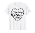 Officially Retired 2026 Heart T-Shirt - Trendy Graphic for Adults - T-Shirt, Sweatshirt, Hoodie