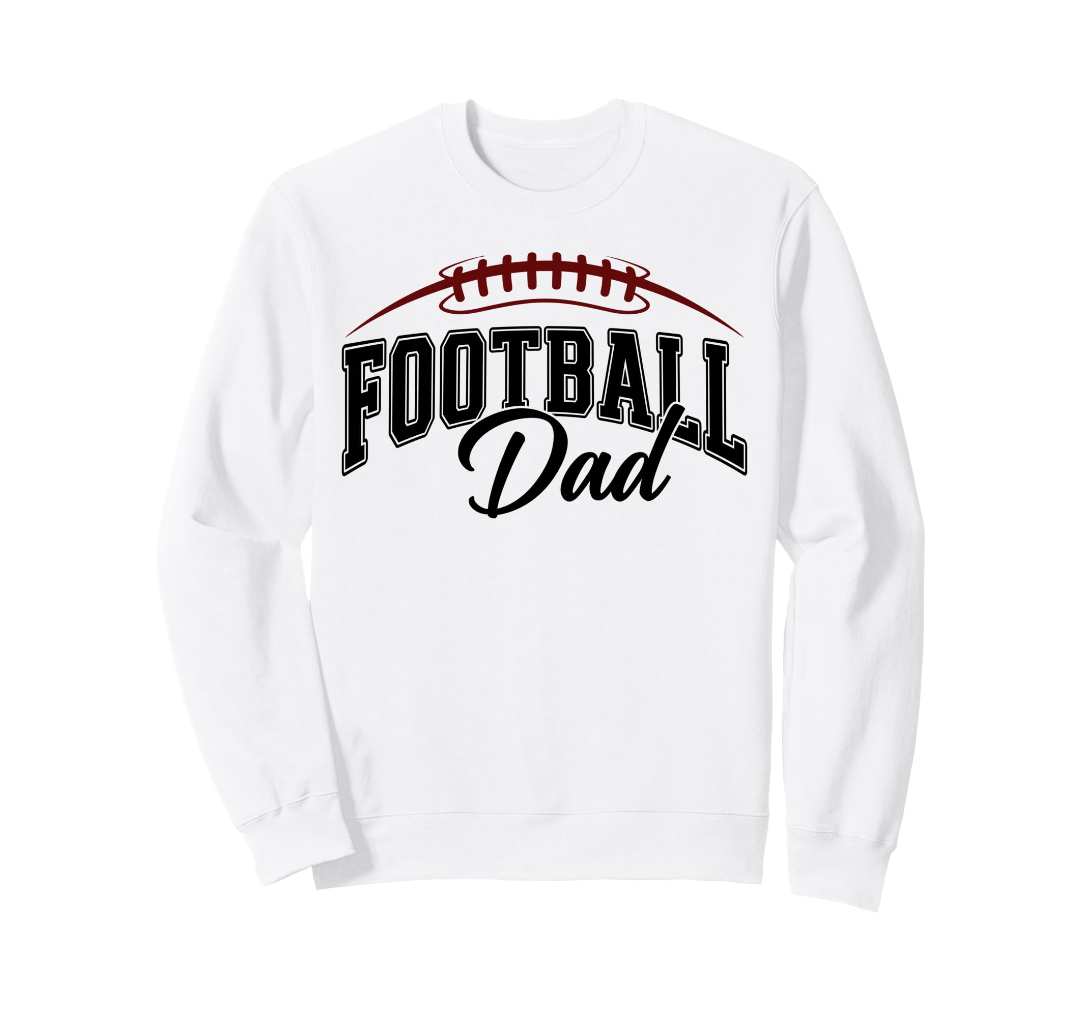 Football Dad Football Lovers Sweatshirt - Minimalist Print for Adults - T-Shirt, Sweatshirt, Hoodie