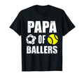 Mens Papa Ballers Funny Soccer T-Shirt - Fun Novelty Design Men Women - T-Shirt, Sweatshirt, Hoodie