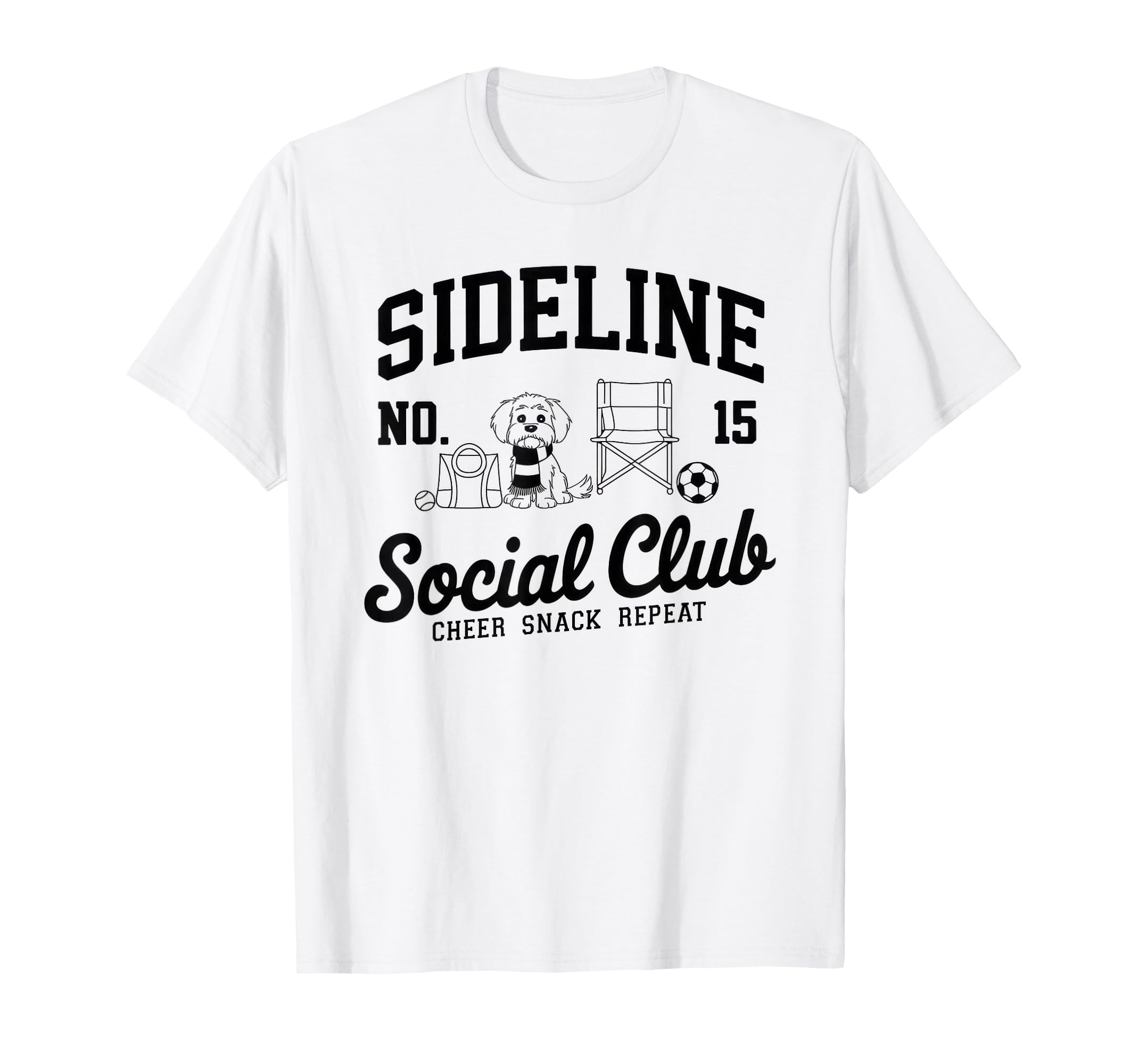 Sideline Social Club Soccer Mom Game Day T-Shirt - Aesthetic Graphic Unisex - T-Shirt, Sweatshirt, Hoodie