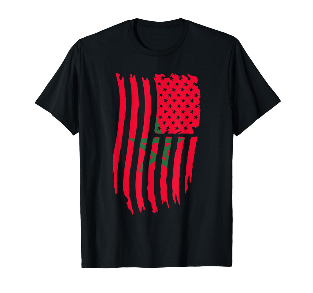 Moorish American Morocco Flag T-Shirt - Aesthetic Graphic Men Women - T-Shirt, Sweatshirt, Hoodie