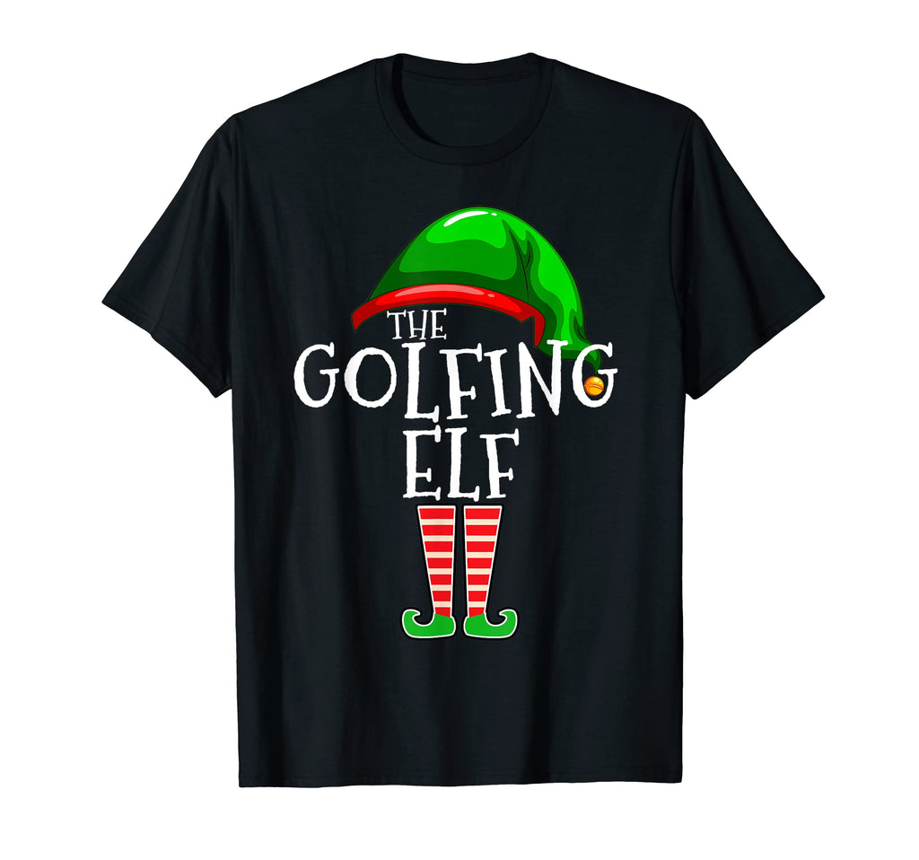 Golfing Elf Family Matching Group Gift T-Shirt - Trendy Graphic Unisex - T-Shirt, Sweatshirt, Hoodie