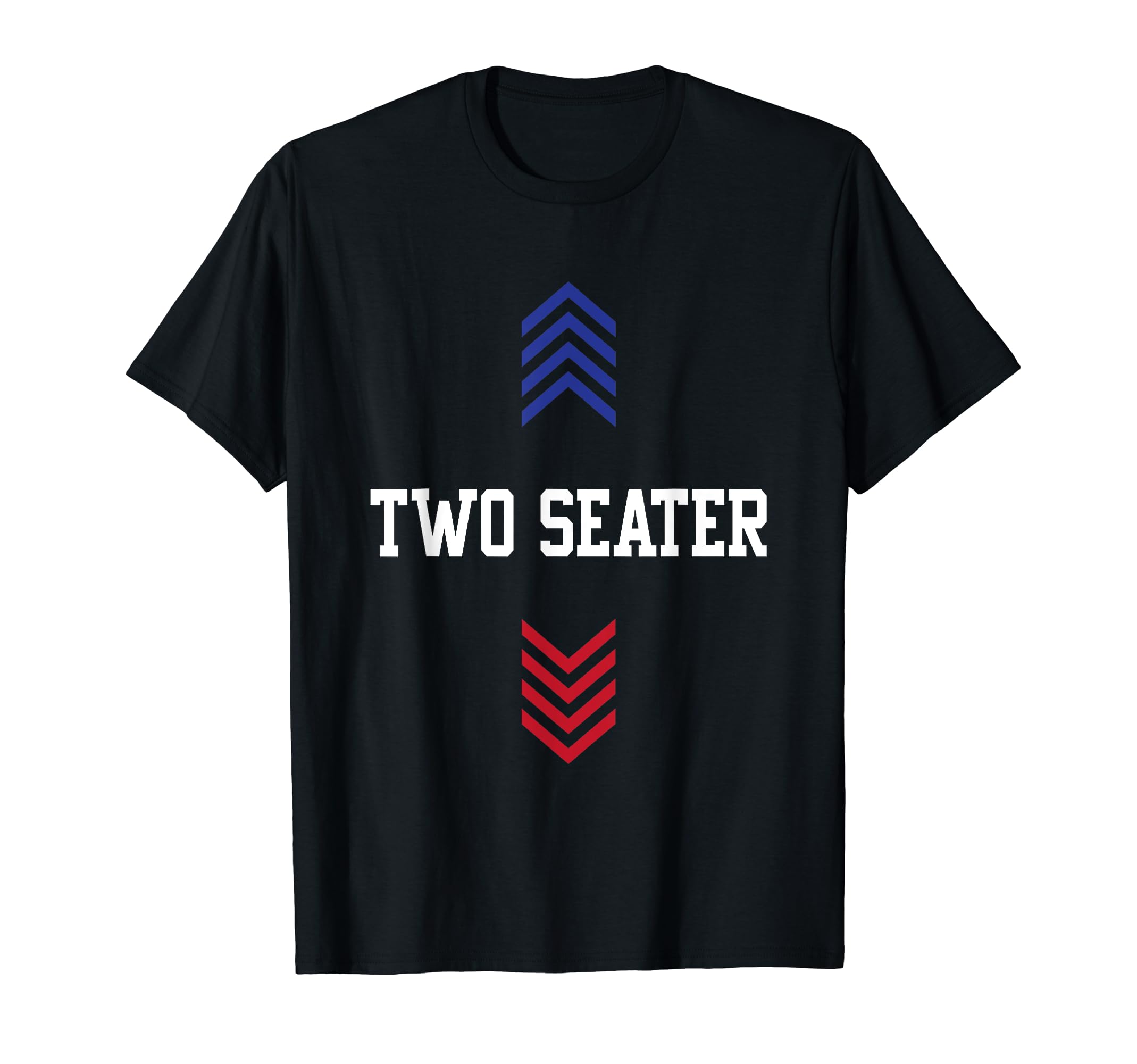 Two Seater 4Th July American Flag Dad T-Shirt - Minimalist Print Unisex - T-Shirt, Sweatshirt, Hoodie