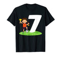 7Th Birthday Soccer 7 Years Old Soccer T-Shirt - Trendy Graphic for Adults - T-Shirt, Sweatshirt, Hoodie