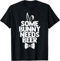 Funny Easter Men Some Bunny Needs Beer Happy Day - Adult & Kids T-Shirts, Sweatshirts & Hoodies apparel design preview 1