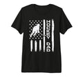 Us Flag Ice Hockey Dad Patriotic T-Shirt - Novelty Apparel for Adults - T-Shirt, Sweatshirt, Hoodie