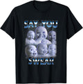 Say You Swear Ai Niche Baby Holding Back Laugh Genz - Adult & Kids T-Shirts, Sweatshirts & Hoodies apparel design preview 1