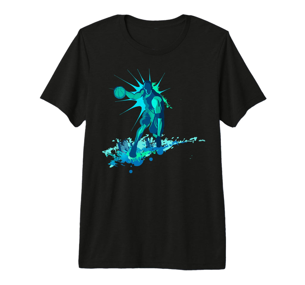 Colorful Basketball Player Fan Hoops T-Shirt - Streetwear Style for Adults - T-Shirt, Sweatshirt, Hoodie