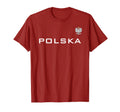 Polska Poland Flag Sports Athletic T-Shirt - Fun Novelty Design for Adults - T-Shirt, Sweatshirt, Hoodie