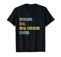 Mens Husband Dad Oral Surgeon Legend T-Shirt - Minimalist Print Unisex - T-Shirt, Sweatshirt, Hoodie