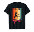 Female Soccer Player Athletic Hoodie - Fun Novelty Design Unisex - T-Shirt, Sweatshirt, Hoodie
