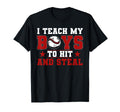 Baseball Mom Dad I Teach My To Hit And T-Shirt - Graphic Print Men Women - T-Shirt, Sweatshirt, Hoodie