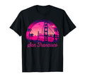 San Francisco California Skyline Bridge T-Shirt - Custom Art Print Unisex - T-Shirt, Sweatshirt, Hoodie