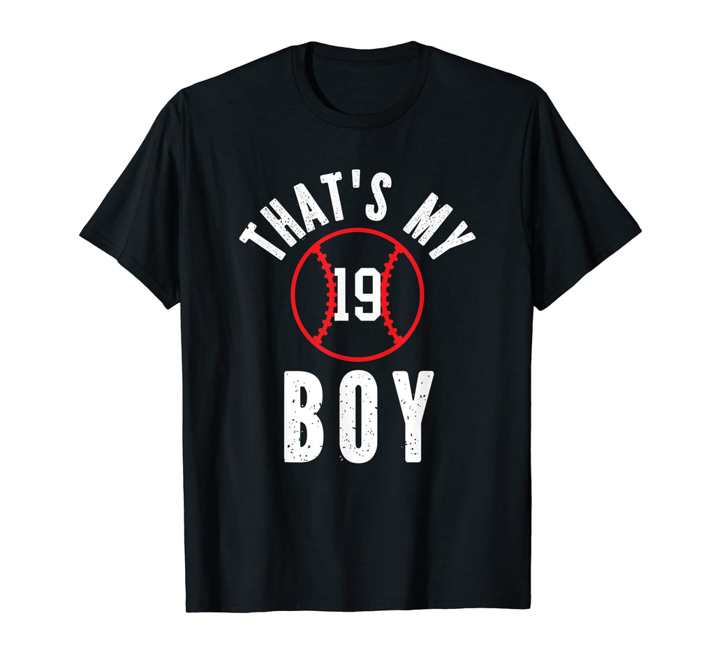 Thats My Jersey Number 19 Baseball Mom T-Shirt - Trendy Graphic for Adults - T-Shirt, Sweatshirt, Hoodie